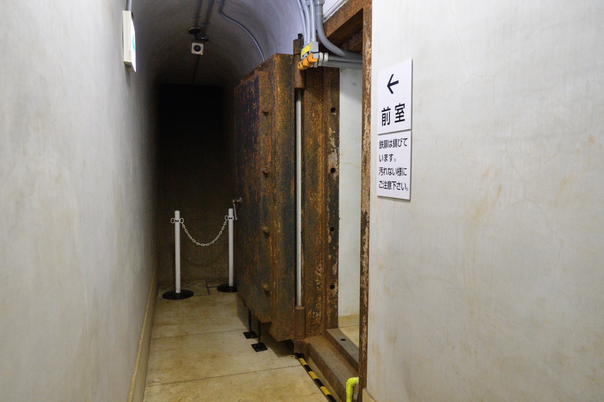 防空壕通路部分